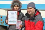 7-летний Степан Щукин вместе с главой администрации Ленинского округа Владимиром Стрельцовым