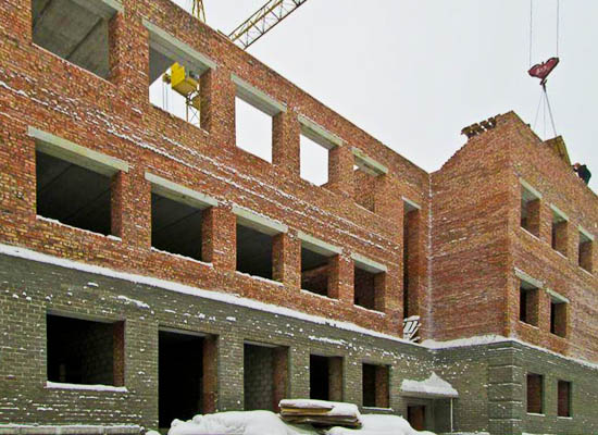Строительство школы на 550 мест на Левобережье, Омск