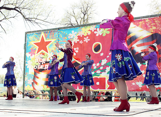 Концерт в честь Дня Победы в парке «Зелёный остров»