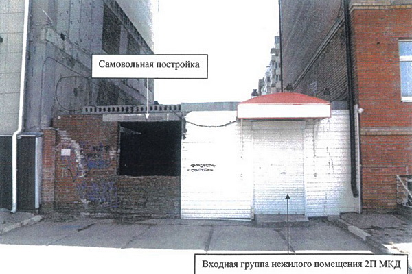 Незаконная постройка по просп. Менделеева