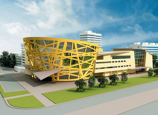 Project of a new shopping center in Omsk