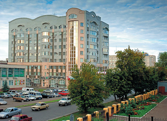 Housing estate. Omsk