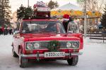 Новогодний автомобиль — средство передвижения Деда Мороза Центрального округа