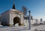 Омская крепость зимой