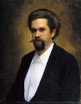 Portrait of Violoncellist S. Morozov. I. Kramskoi. Canvas, oil