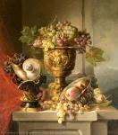 Still Life Painting. Eirich Bruno. Germany. The 1870s. Canvas, oil