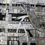 Александра Соколова, 16 лет. Подземная жизнь Омска в 3011 году. 2011. Бумага, тушь, гелевые ручки. «Я очень обеспокоена загрязнением окружающей среды, пусть моя работа покажет, каким может стать наш город, если мы не задумаемся о будущем». 1-ое место в номинации «Учащиеся старших классов детских художественных школ и школ искусств»