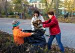 Для этого службой благоустройства приготовлены большие мешки