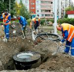 Строительство дождеприемного колодца