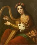 Eduard Djubjuf. Frankreich. Die Allegorie der Musik. 1839. Die Leinwand, das Öl