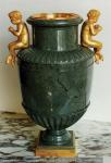 V.O. Kokovin. Vase. Russland. Feinsteinschleiferei Jekaterinburg. 1809. Kalkansker Jaspis, Bronze