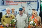 Ветераны спорта. Справа — Нина Сергеевна Кабанова, многократная чемпионка СССР по велосипедному спорту