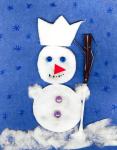 Аппликация «Снеговик»