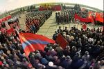 Митинг в честь 40-летия Великой Победы. 1985
