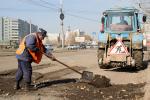 Дорожные работы на проспекте Менделеева