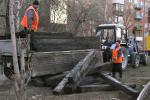 Новые шпалы пропитаны специальным антисептиком