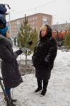Главный агроном УДХБ Галина Цыганова рассказала журналистам о преимуществах зимнего метода посадки деревьев