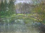 А.Н. Либеров (1911–2001). Весенние воды. 1993. Бумага, пастель; 49,0×63,0