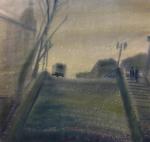 Раннее утро. 1991. Бумага, гуашь