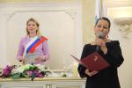 С праздником присутствующих поздравила заместитель главы Кировского округа Елена Аксенчик
