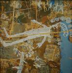 Евгений Дорохов (р. 1958). Таинство безмолвия. Казахстан. 1992. Холст, масло; 100×100 см