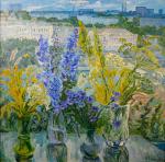 Валентин Кукуйцев (р. 1922). Летний натюрморт. 1986