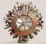 Александр Капралов (р. 1959). Колесо покаяния (Длинный, длинный путь). 1994–1995. Металл, ковка, сварка; высота 2,5 м