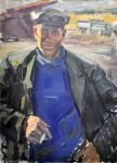 Владимир Босенко (1925–1985). Портрет механизатора В.М. Калинина. 1970-е гг. Холст, масло; 80,5х60 см