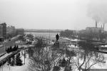 Вид со стороны площади Ленина на слияние Оми и Иртыша. 1970-е