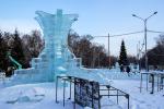 Строительство ледяного фонтана