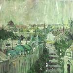 Елена Боброва. 1983 г. р. Изумрудный город. 2007. Оргалит, масло. 89,0×90,0