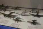Модели военных самолетов 1940-х годов, всего более 50 экспонатов