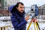 Геодезические работы  на строительной площадке