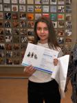 Ольга Черкасова, ученица 6 класса школы № 39, награждена дипломом III степени