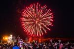 Фейерверк начался точно по расписанию