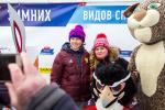 Биатлонистка Яна Романова охотно фотографируется с омичами