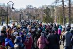 На аллеях не протолкнуться! А это только одна из городских площадок!