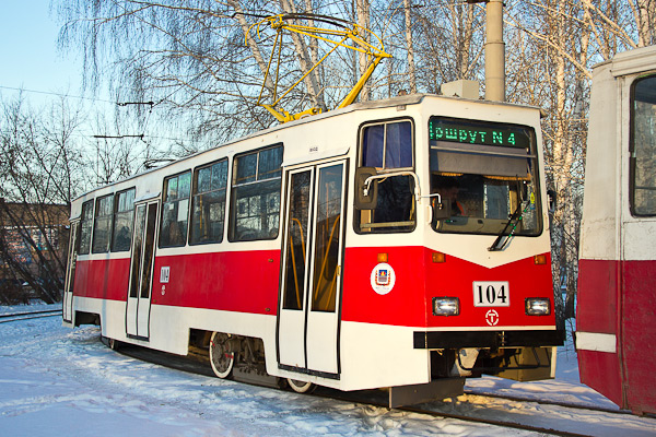 Omsk refurbished tram
