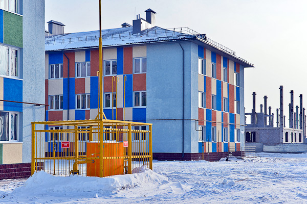 Ryabinovka microdistrict in Omsk