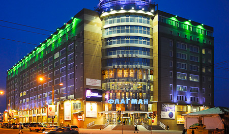 Flagman, Retail and Office Center in Omsk